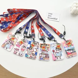 Crayon Boy Shin C-Chan Long Rope Ferrule Student Bus/ID/access Control/campus Card Halterneck Decoration Backpack Pendant Gifts