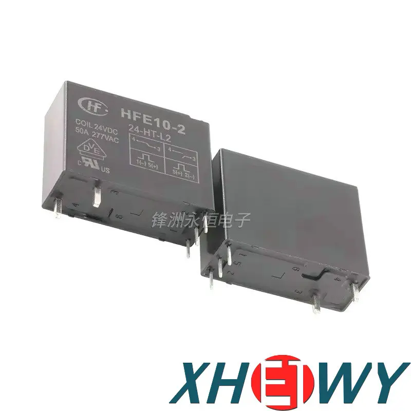 HFE10-2-12-HT-L2 dual coil with manual switch 50A  magnetic holding relay HFE10-2 12-HT-L2