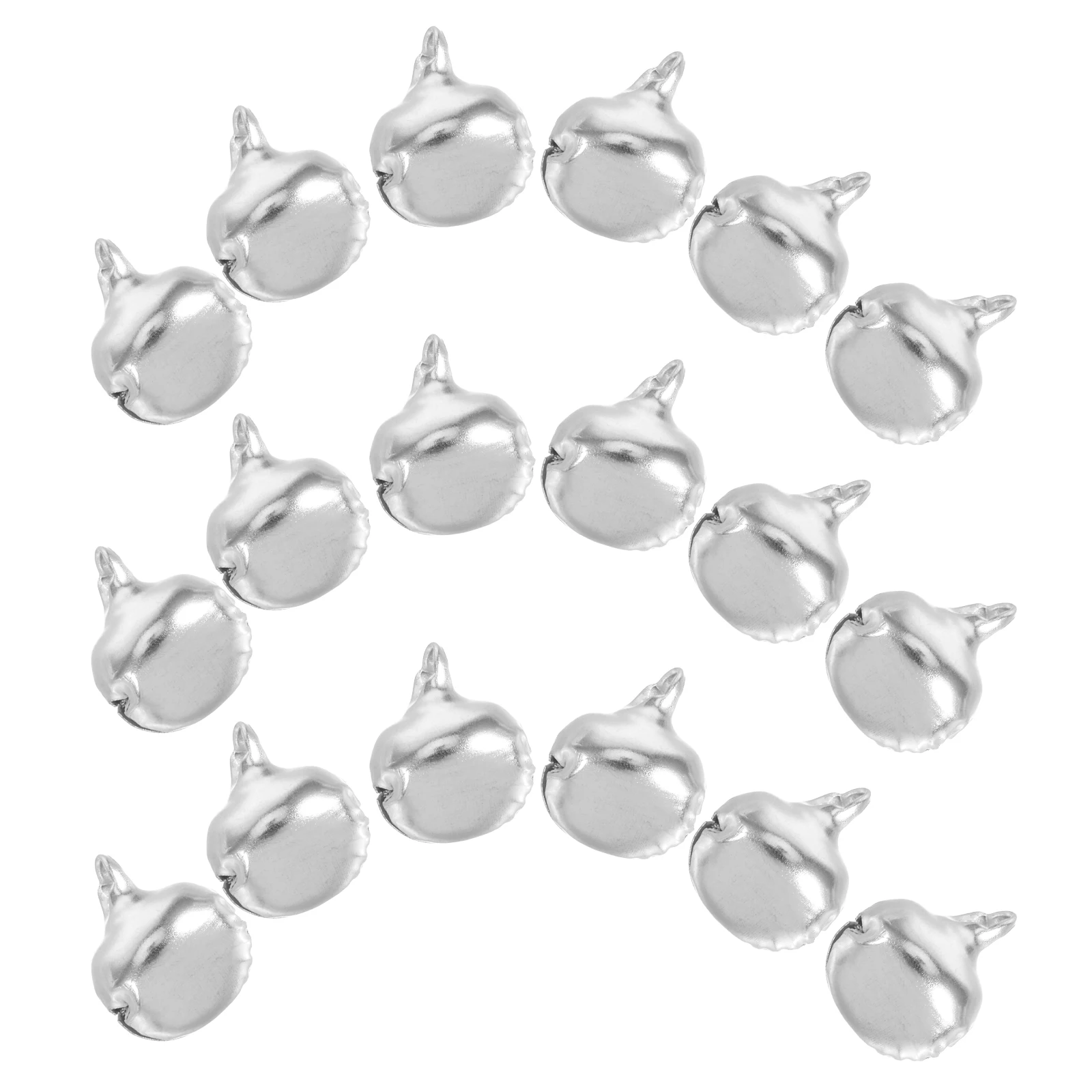

200 Pcs Decorative Bells Necklace Bracelet Jingle Charms Jewelry Iron Diy Accessory Craft Projects Home Office Enhancement