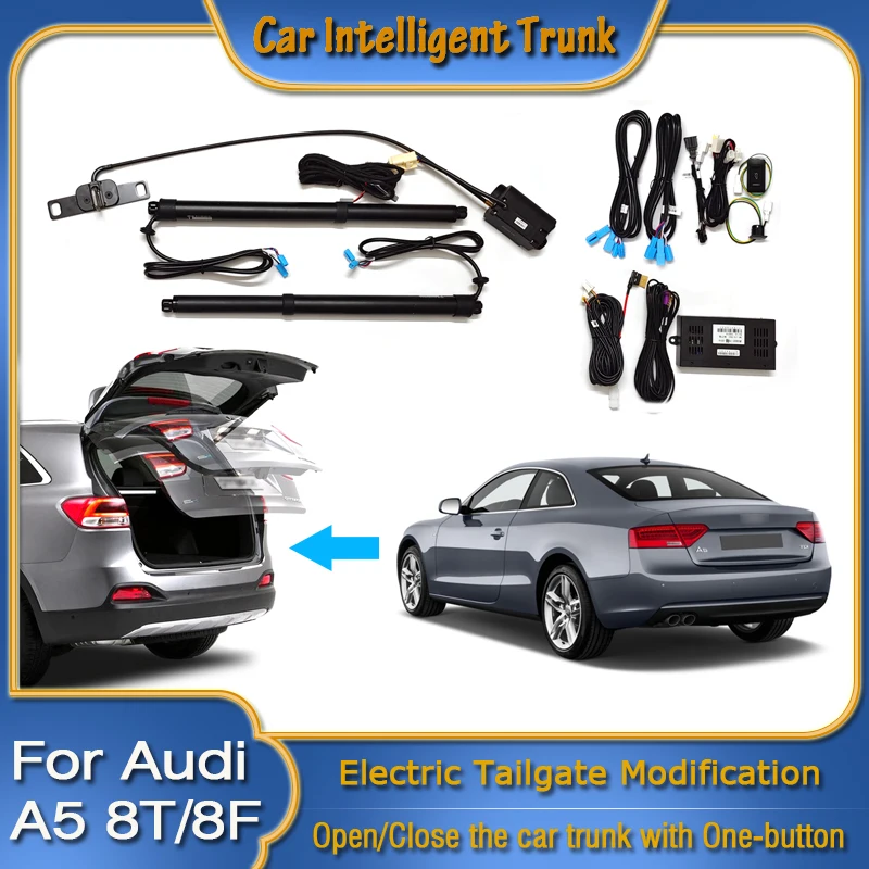 For Audi A5 S5 8T 8F 2010~2016 Car Power Trunk Opening Electric Suction Tailgate Intelligent Tail Gate Lift Strut Modification