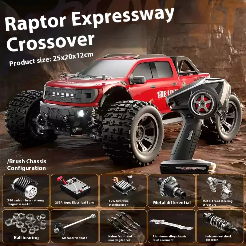 New RC Truck 1:18 Full ratio endless speed change 4wd 40KM/H RTR  Suspension truck Suitable For Boys' Gifts