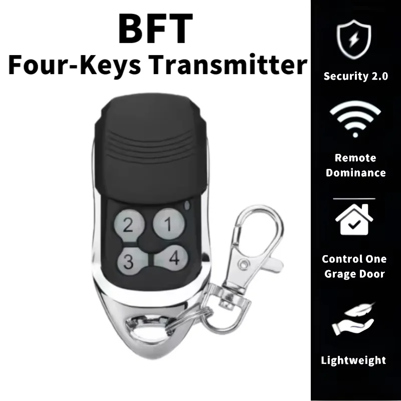 

BFT Bnd Tritran Parking Door and Gate Remote Control Universal 433Mhz Gate Opener Roller Code 433.92MHz Garage Door