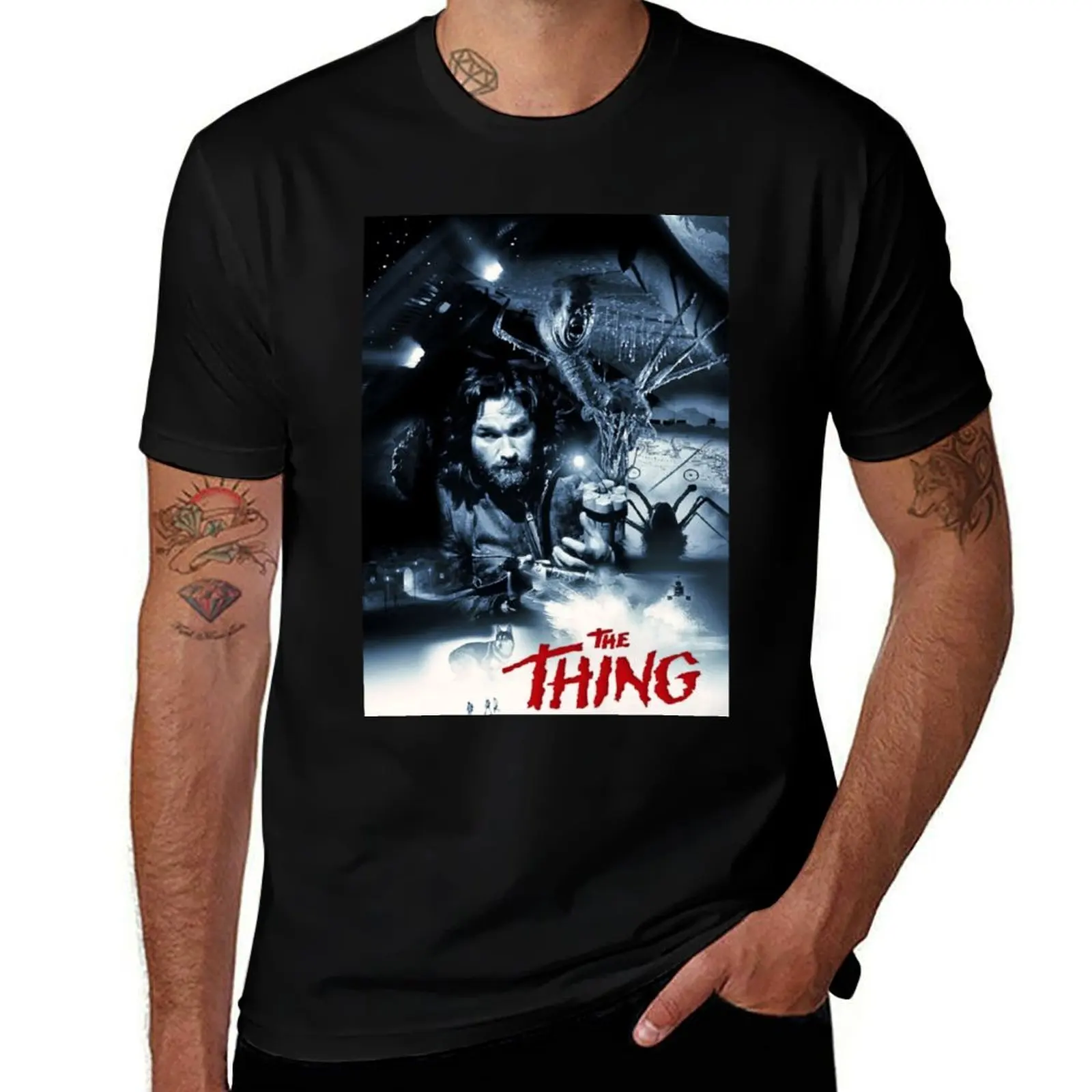 

prints man Poster by Movie shirts Carpenter The with Thing graphic shirts shirts high t quality John T-Shirt t cotton t