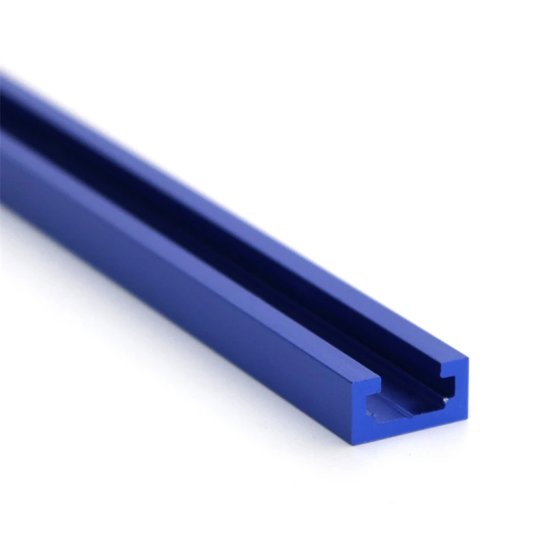 مسار T عالمي مزدوج القطع مع فتحات ومسامير تثبيت مسبقًا بعرض 3/4 بوصة × 3/8 بوصة لطاولة ضغط الحفر #5