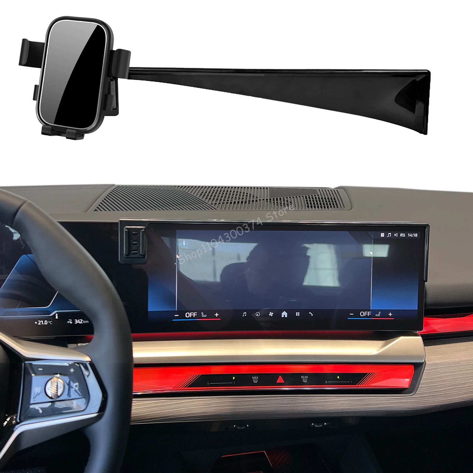 

Car Mobile Phone Holder for BMW 5 Series i5 2024 2025 G60 GPS Bracket Navigation Stand Auto Accessories