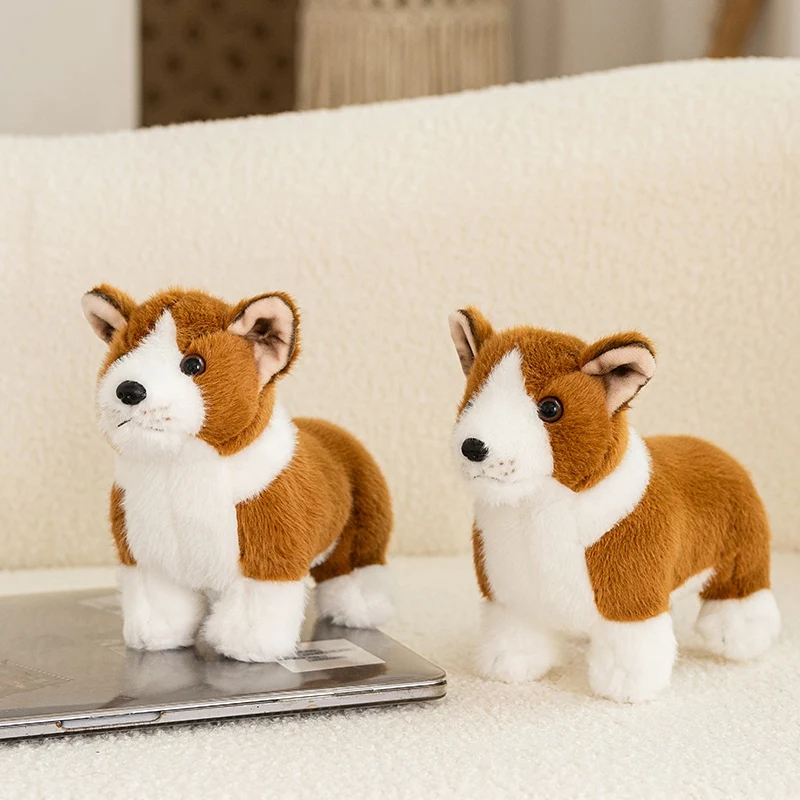 

Simulated Corgi Plush Stuffed Toys Kawaii Dog Soothes Doll Decor Toy Kids Birthday Gifts