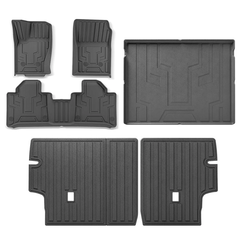 Car Trunk Mat TPE Car Floor Mats for Tank 2023-2024 Tank 400 All Weather Rear Trunk Pad Cargo Liner Seat Back Anti Dirty Pads