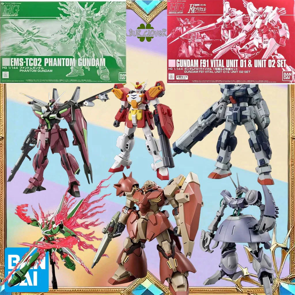 

Bandai Original GUNDAM HGHC Series GAT-04 WINDAM XXXG-01H2 Anime Action Figure Assembly Model Toys