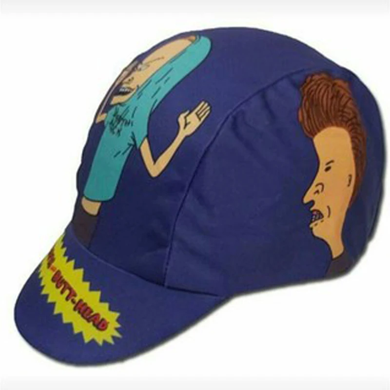 Beavis and Butt Head Cycling Cap Blue Bike Hat One Size Fits Most Can Be Customized