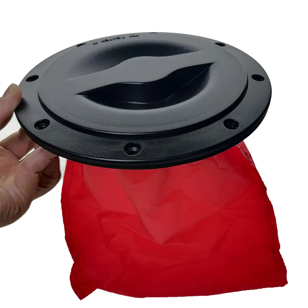 6 "Marine Ronde Hatch Cover Kajak Boot Dek Plaat Met Opbergtas Gloednieuwe