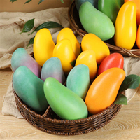 Simulation fake fruit props model desktop Kitchen cabinet home room house office Shop Store decoration mango artificial fruits