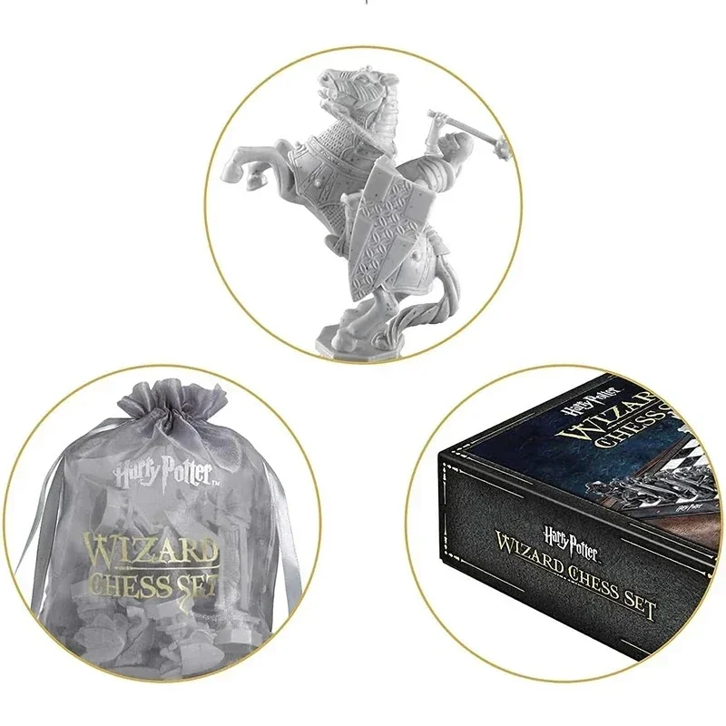Hot Harries Movie TV Hogwarrts Final Challenge Interactive Game Pottered Chess Action Toy Wizard Chess Board Set for Kids Toys