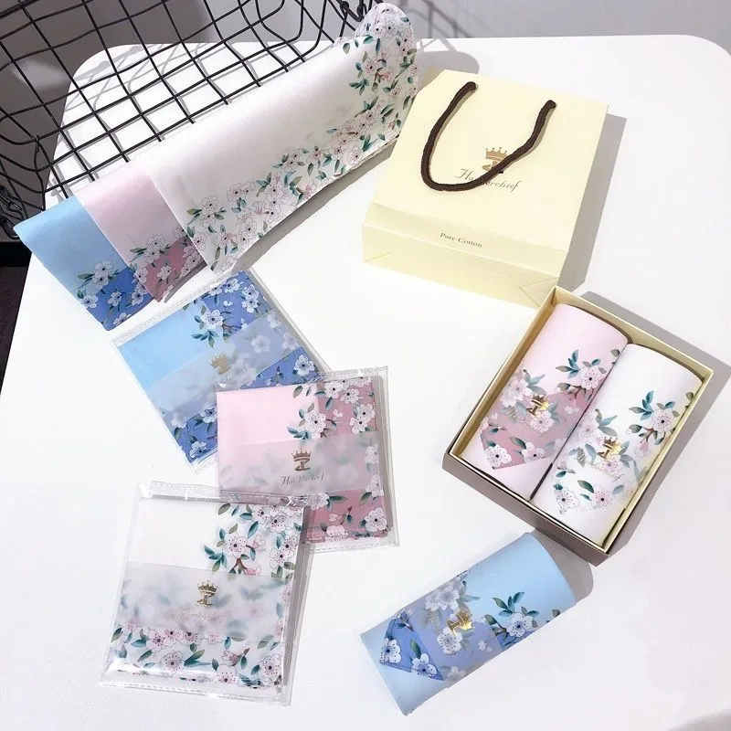 Handkerchief Pure Cotton Antique Handkerchief Classic Portable Hand Towel To Absorb Sweat and Small Square Towel Party Gift