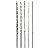 New 5PCS Extra Long High-speed Steel Drill Bit Sets Straight Shank Twist Drill Bit Tool 2-5mm for Wood