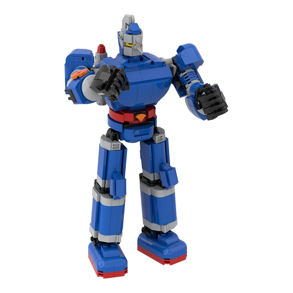 

MOC Gokin Tetsujin 28, модель гигантского робота, строительные блоки, дизельпанк, аниме, экшн-меха, кирпичи, игрушка для взрослых, подарок для ребенка