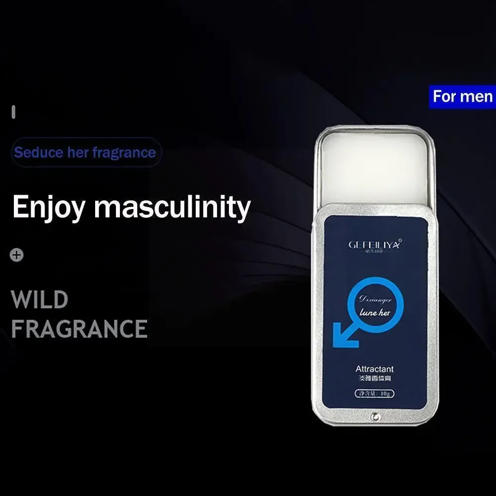 Vrouw Man Lichaam Feromoon Parfum Vaste Balsem Langdurige Geur Deodorant Draagbare Vaste Parfum Cologne Geur 10G