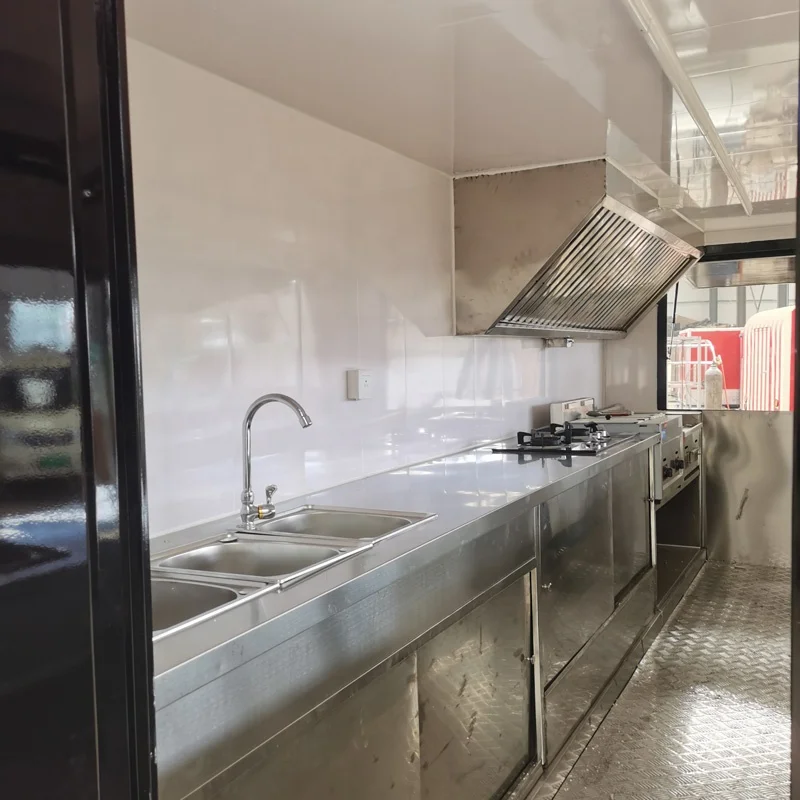 تصميم جيد، فان الطعام، الوجبات السريعة، مقطورة الطعام التجارية، عربة الآيس كريم التركية، عربة الآيس كريم