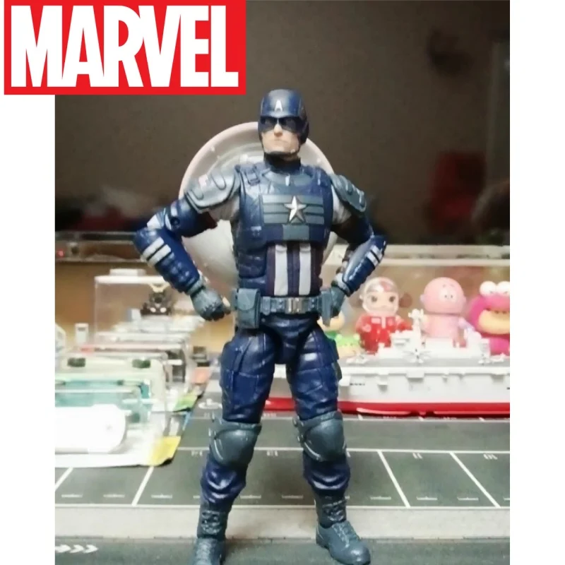 Genuine 15cm  Marvel Avengers Marvel Hero Captain America Iron Man Mobile Action Figure Hand Model Toy Collection Kid Xmas Gifts