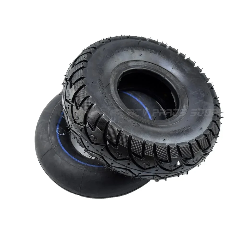 High Quality 4.10/3.50-4 4.10-4 Tire Tyre And Butyl Inner Tube For Mower Wheel ATV QUAD Buggy Go-kart