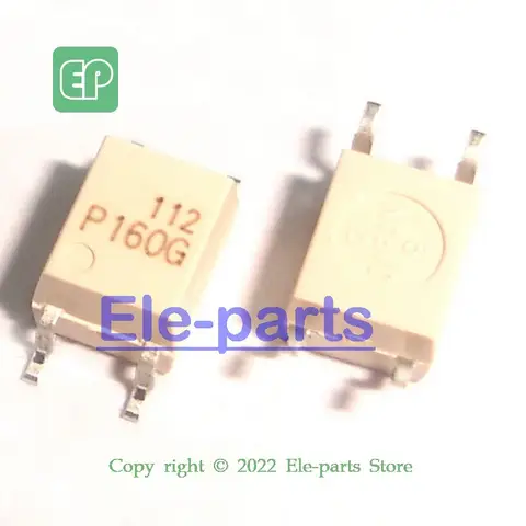 50 PCS TLP160G SOP-4 P160G Photocoupler GaAs Ired and Photo-Triac Chip IC