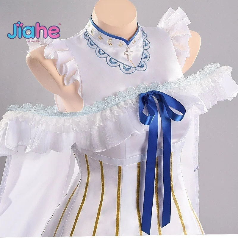 

Takanashi Hoshino Blue Archive Cosplay Costume Anime Girl's new sweet Lolita dress props accessories Christmas party uniform
