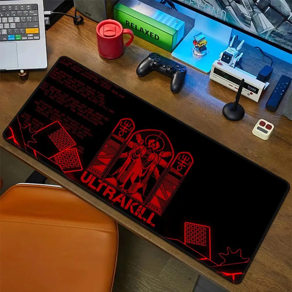 

Fast-paced Retro Shooter ULTRAKILL Mouse Pad Rubber Mat Laptop Xxl Mousepad Notebook Gamer Computer Table Gaming Accessories