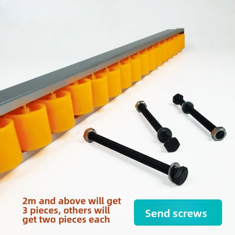 Aluminum Alloy Sliding Guide Bar With Fluent Strip Roller Replacement Parts Woodworking Edge Banding Table Saw view 6