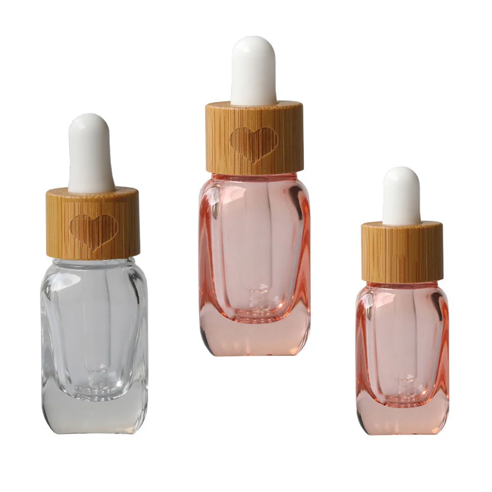 3 PCS Dropper Bottle Travel Bottles Essential Oil Cases Perfume Sample Glass Lotion Refillable