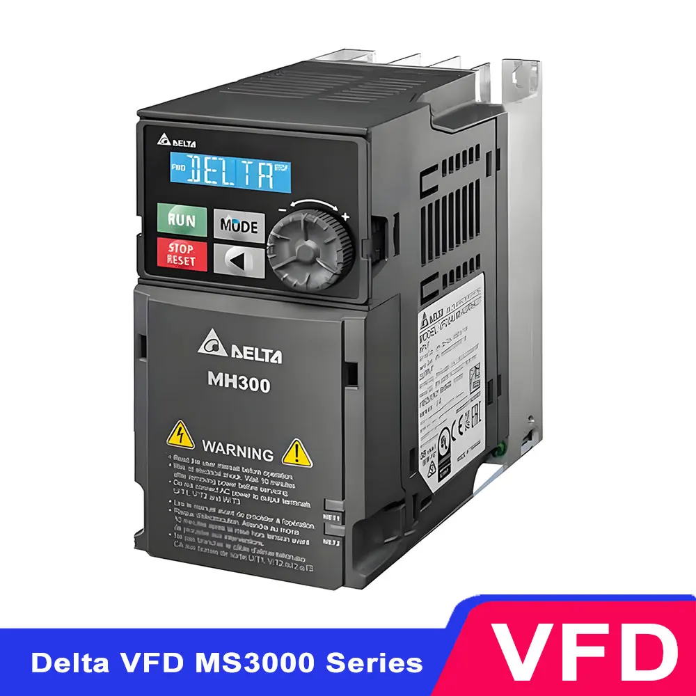 

Delta MS300 VFD 220v 460v 1hp 2hp 1.5kw 2.2kw 3.7kw 0.75kw 5.5kw VFD-M Replacement Inverter AC Frequency Drive Converter