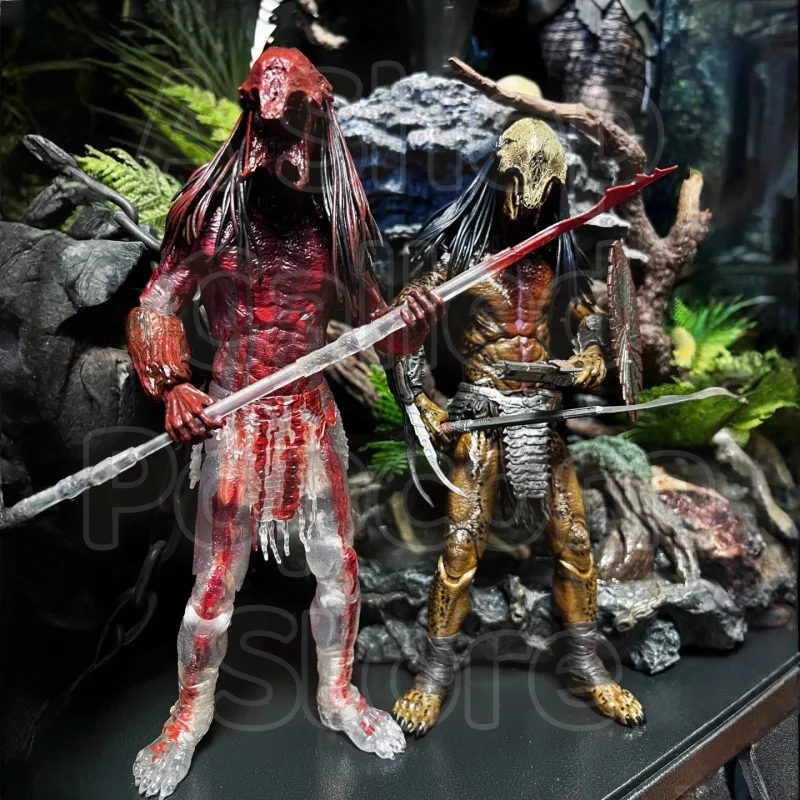 

In Stock Original Neca Prey Ultimate Bear Blood Feral Predator Action Figure Anime Collectiblble Model Halloween Birthday Gift
