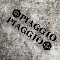 PVC Emblems Decal Motorcycle Racing Stickers Waterproof Decorative for PIAGGIO Liberty125 MP3 500 Medley Beverly 300 ZIP50 X7 X9