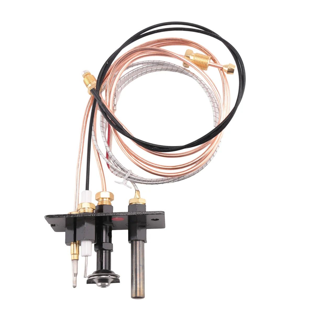 New Propane & Natural Gas Fireplace Pilot Assembly Include Pilot Tube, Thermocouple and Ignitor Wire Used for Fireplaces