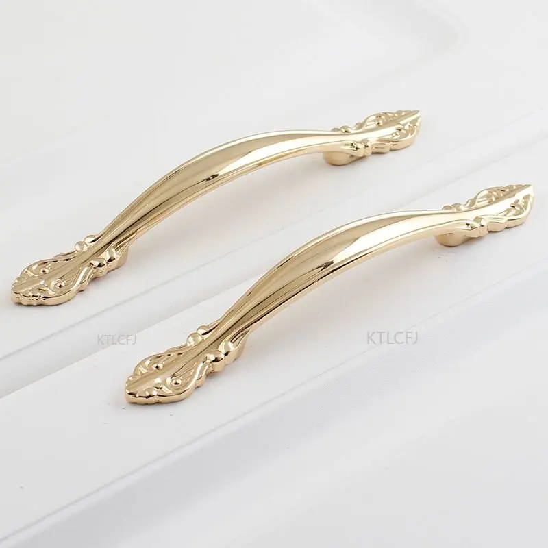 Zinc Alloy Pearl Gold Cabinet Knobs Kitchen Door Handles Drawer Cupboard Door Handle Cabinet Handles for Furniture Hardware