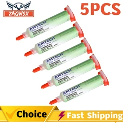 5Pcs Original Amtech NC 559 Flux Welding Flux 10CC Syringe Flux for Soldering for Electronics Tools BGA SMD PCB Repair