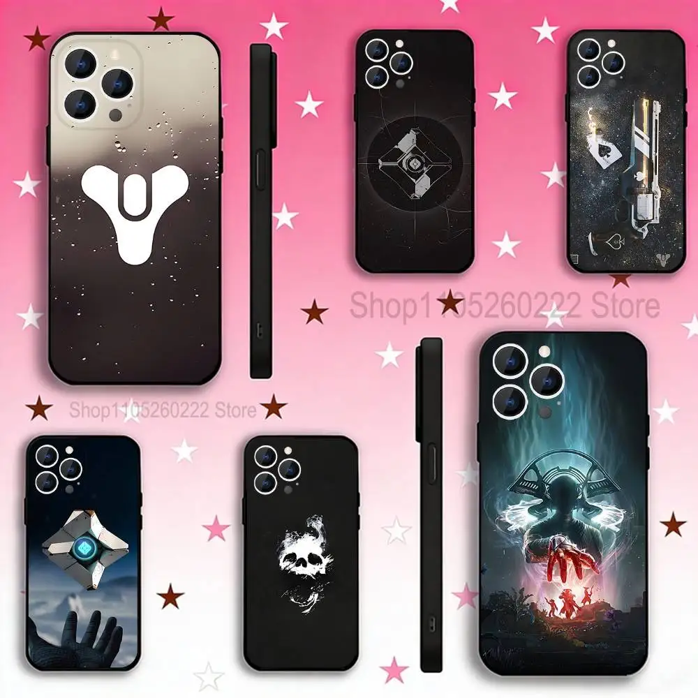 

Game D-Destiny Black Soft Case For iPhone 17 13 14 15 11 16 12 Pro Max Pro Max Plus E Air Mini Phone Cover Shell