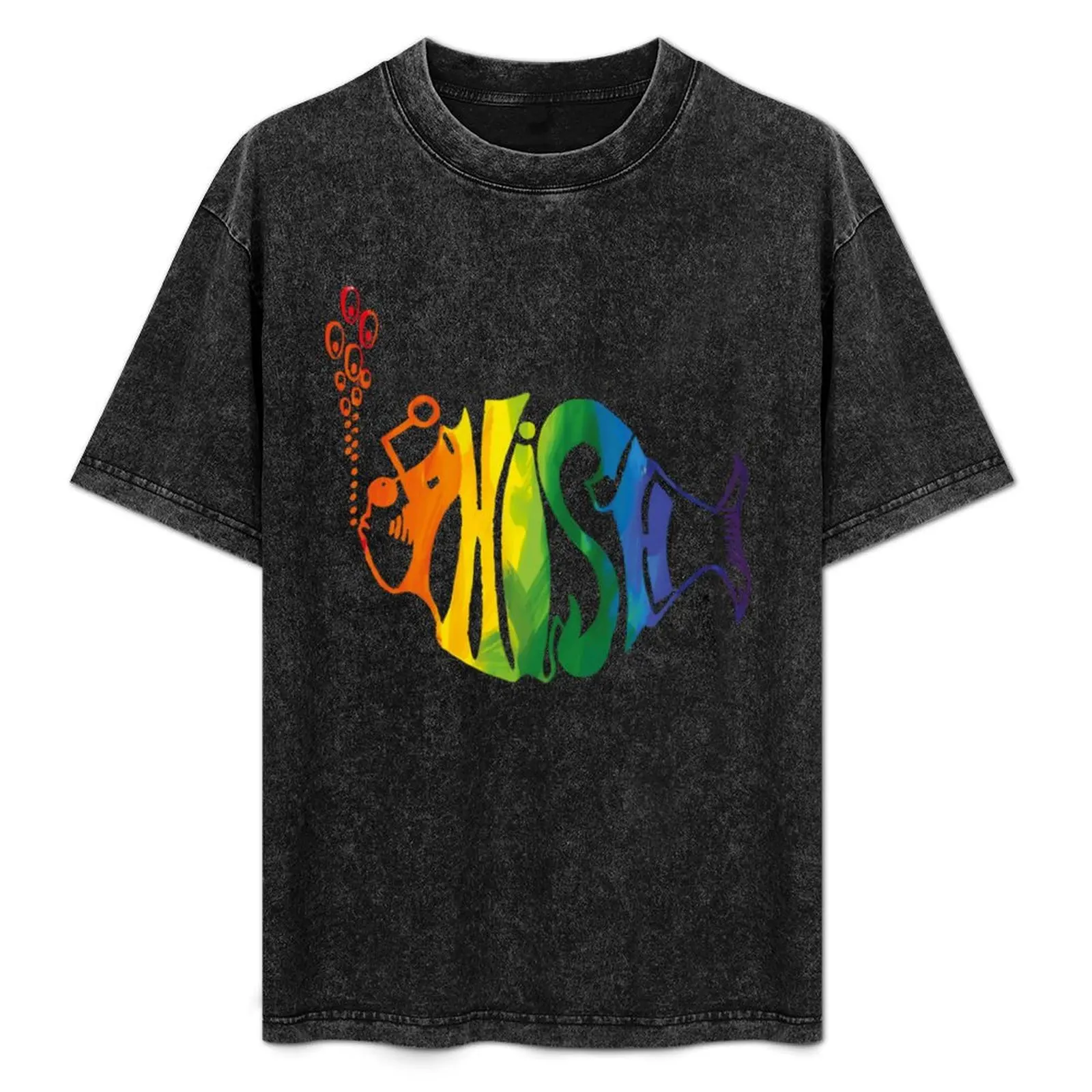 

Футболка Phish Color с модным принтом и короткими рукавами