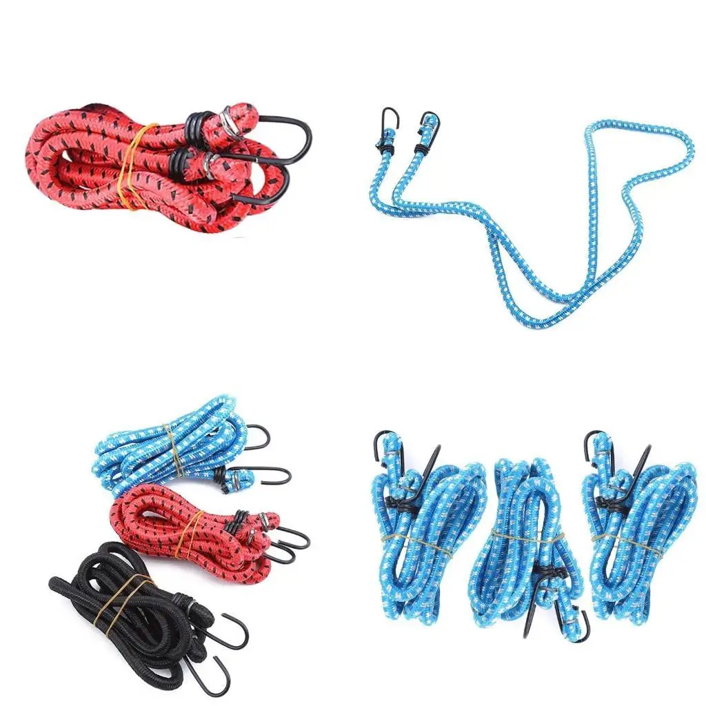 

Y1UC Bungee Cord Weatherproof Elastic Bungee Strap For Securing Tarps Luggage Tent