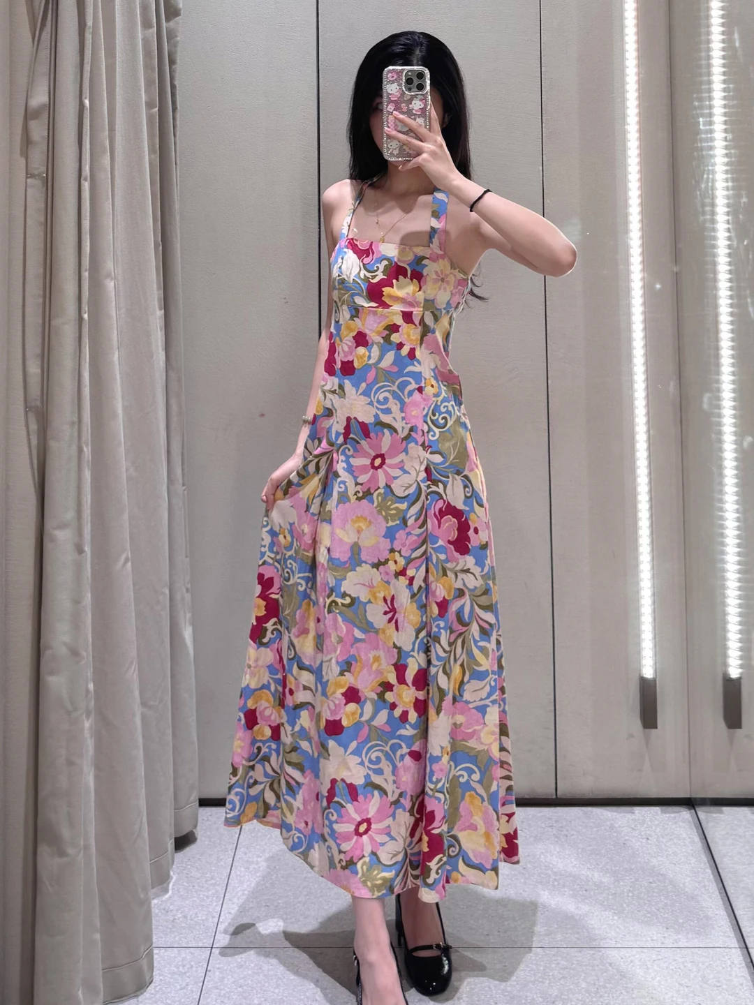 

Print Woman Dresses Summer Off Shoulder Floral Dress Sexy Backless Long Dress Women Slip Beach Sundress Midi Dress Vestidos Y2k