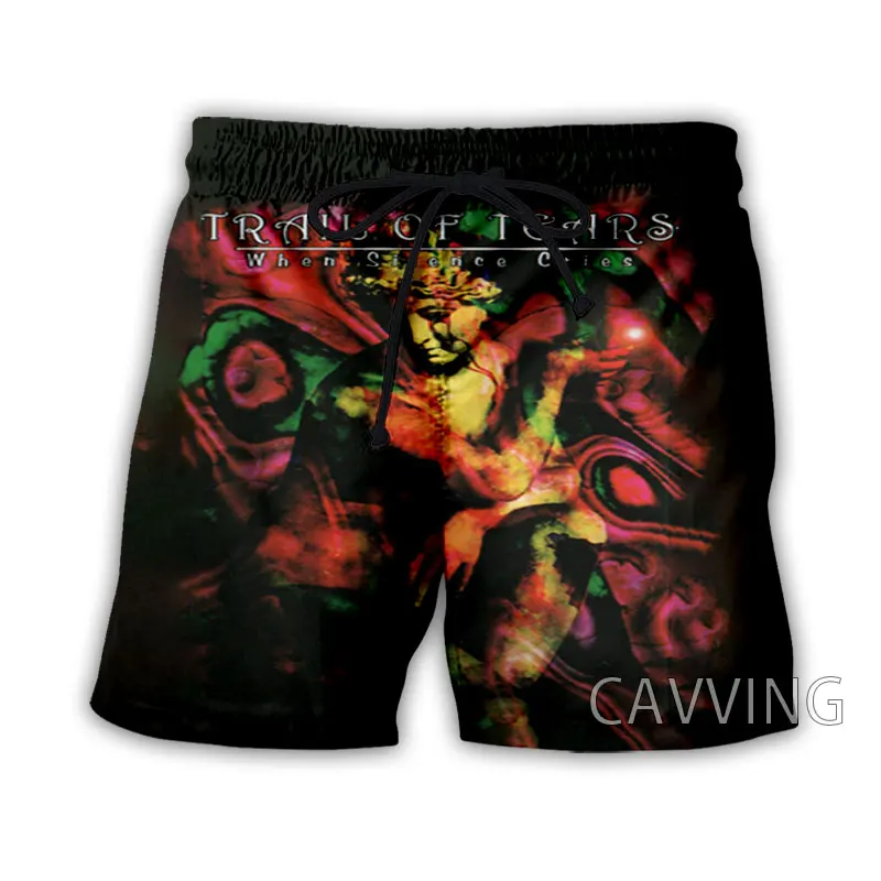 

New Fashion Women/Men's 3D Print Trail of Tears Band Summer Beach Shorts Streetwear Men Quick Dry Vacation Casual Shorts