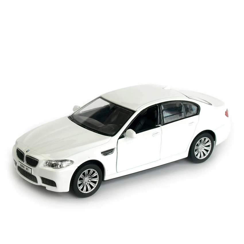 1:36 BMW M5 Toy Vehicles Alloy Pull Back Mini Car Replica Authorized By The Original Factory Model Toys Kids Toys Gift F156