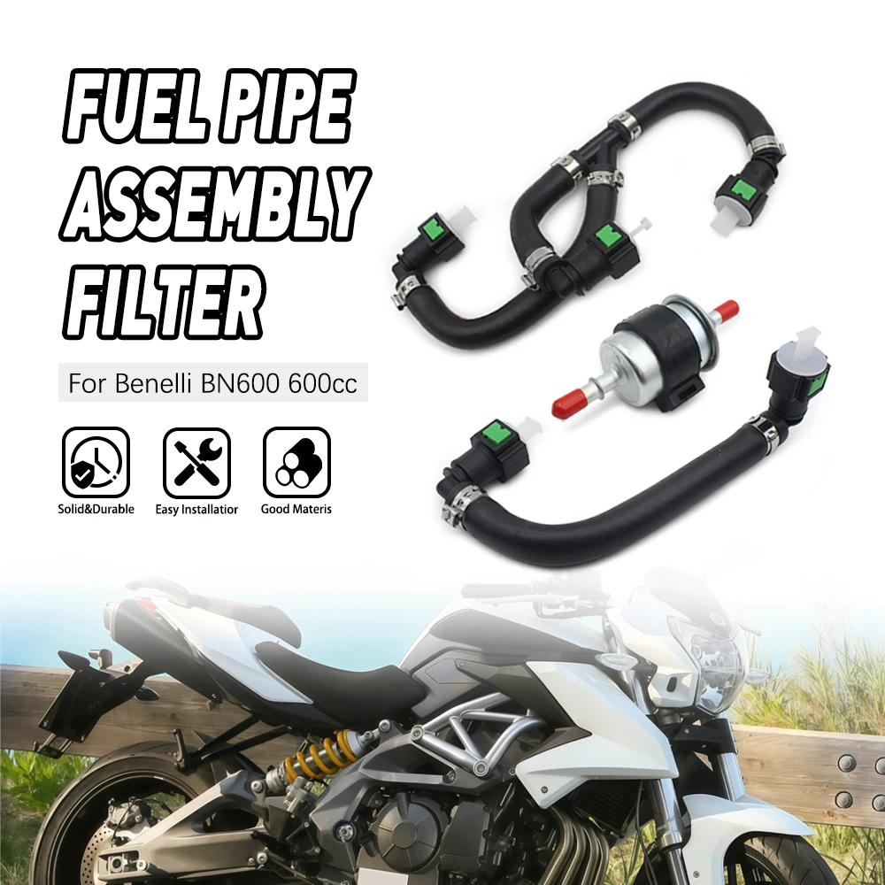 

High-pressure Fuel Pipe Oil Pipe Filter Cup Kit For Benelli BJ600GS BN600 Motorcycle Oil Tube Fuel Filter Combination