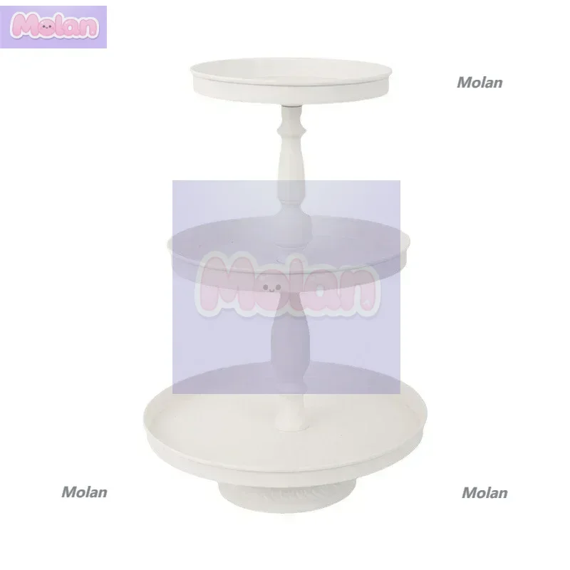 

White Metal Cake Table Stand Wedding Multifunction Dessert Dim Cocktail Decor Party Event Home Flower Vase Props Display