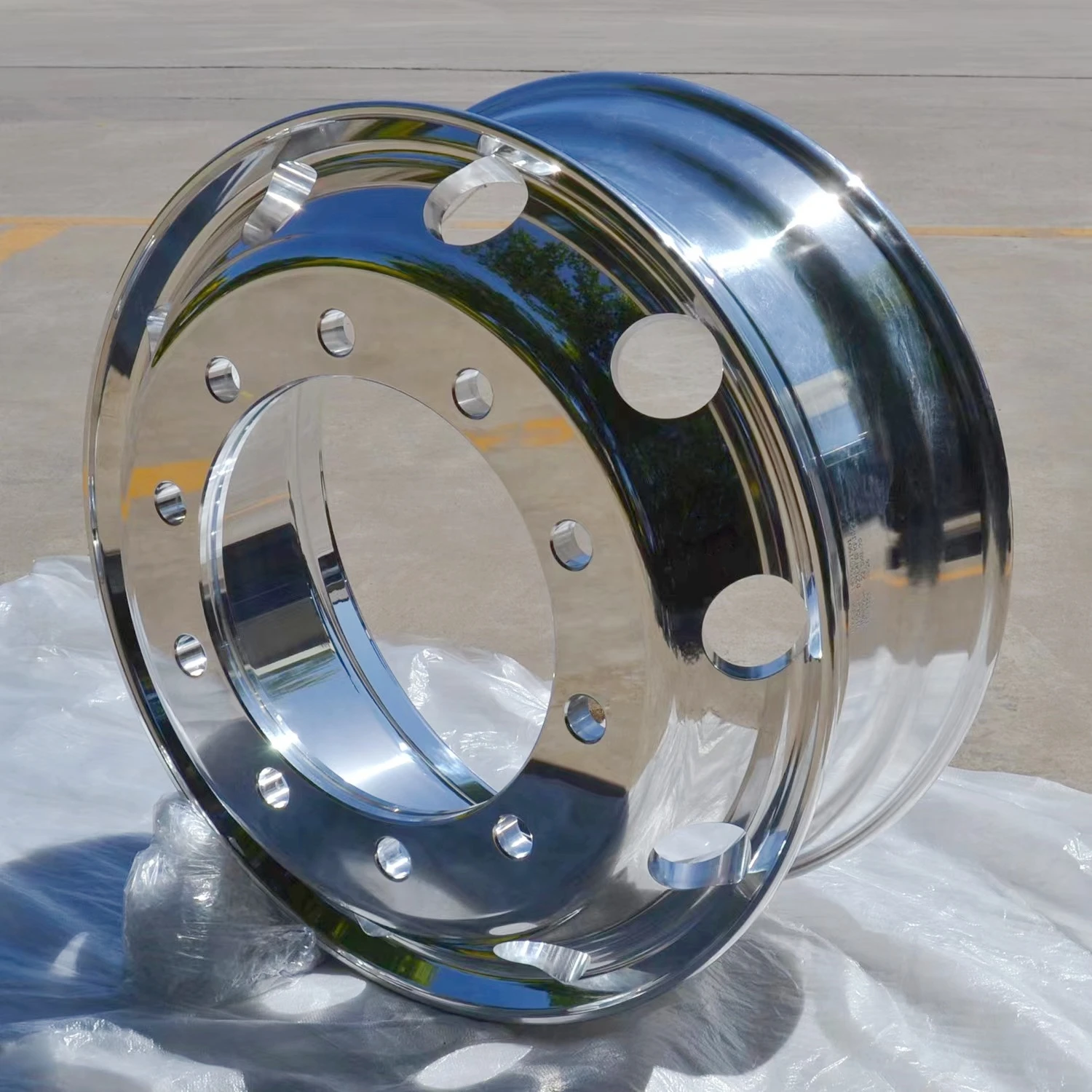 Wheels 18 19 20 21 22.5 Inch Double Polished Forged Aluminum Heavy Duty Truck Wheel Rim Passenger Car Wheel 22.5x8.25