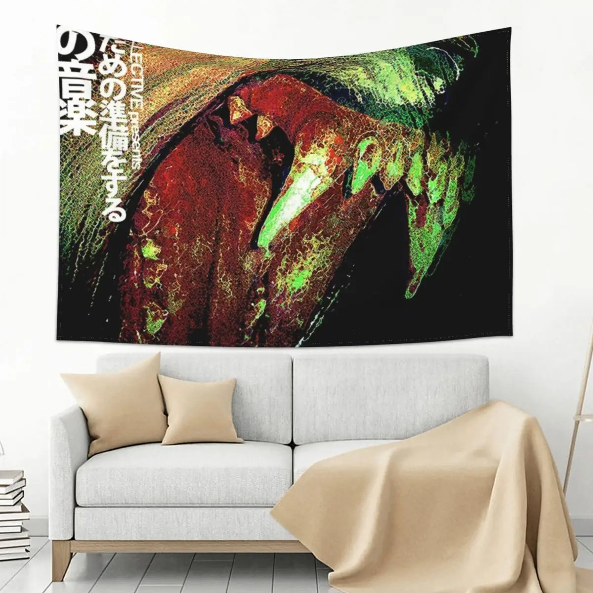

Machine Girl - WLFGRL (Best Quality) Tapestry Aesthetic Room Decors Wallpaper Bedroom Luxury Living Room Decoration Tapestry