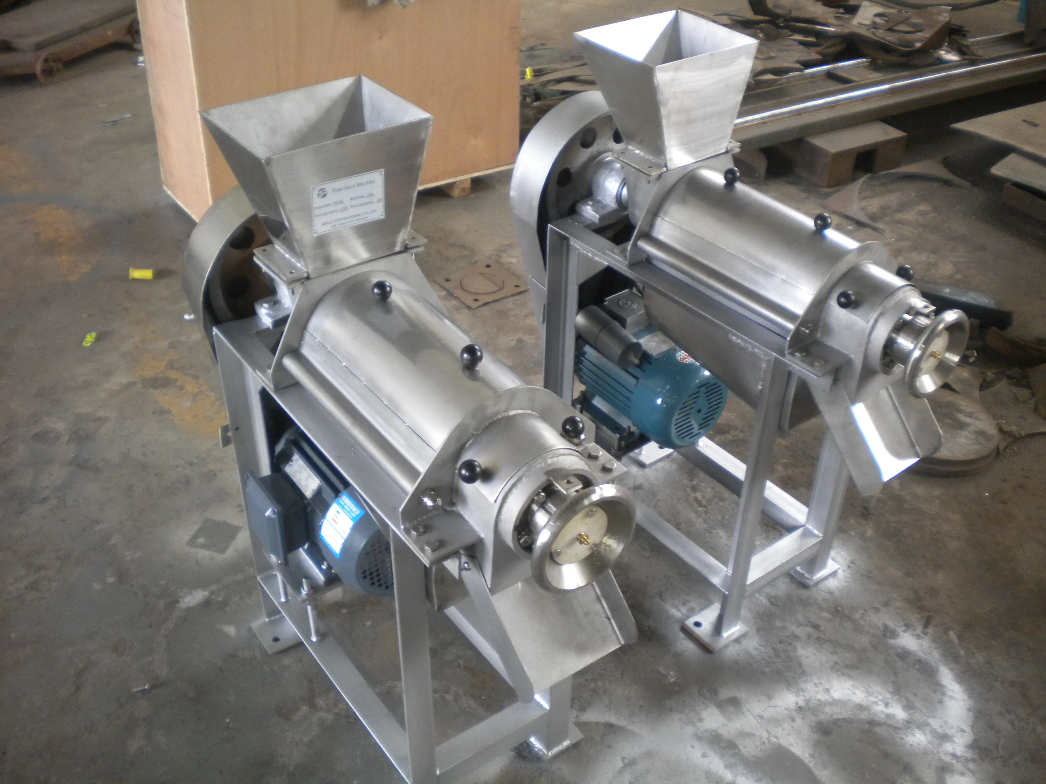 Saftprozessor aus Edelstahl, Gemüse- und Obstprozessor zum Entsaften