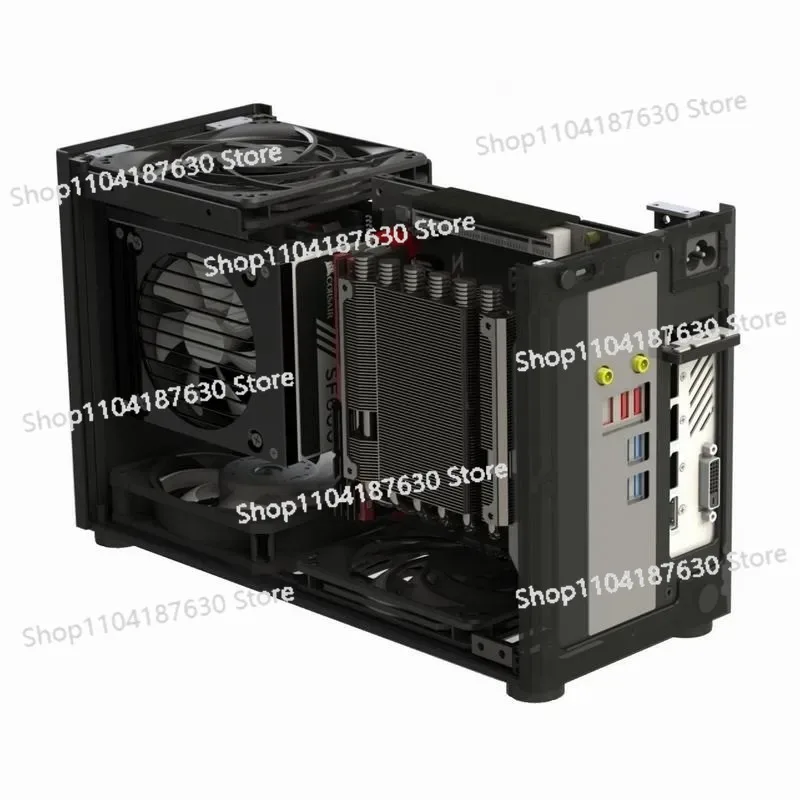 ZS-A4 وحدات Itx إصدار حافظة الكمبيوتر V3.2 8.4L حجم جميع الألومنيوم Sfx #1