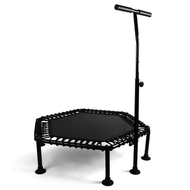 European hot selling Mini indoor fitness Folding Trampoline is used for family fitness