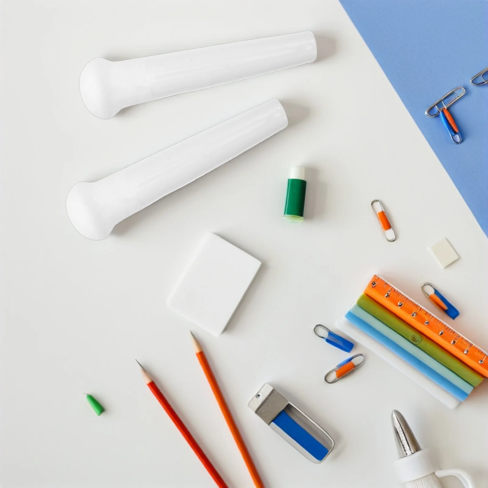 

4Pcs Porcelain Mortar and Pestle Small - Ceramic Grinding Rod for Mineral Pigments Paint Making Artisan Palette Mixing Kit