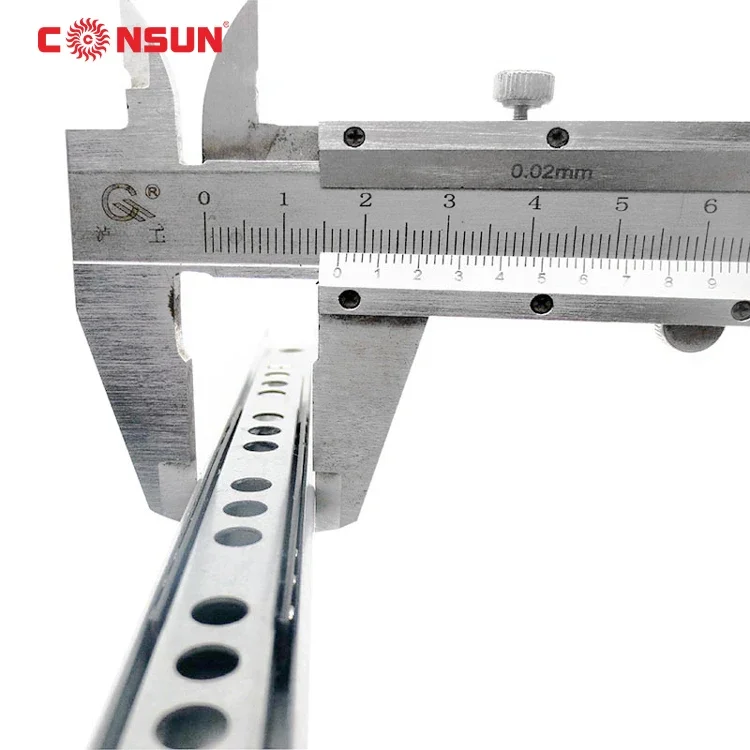 Full Extension Drawer Slider Furniture Hardware Accessories Ball Bearing  Rail Cabinet Drawer Slide