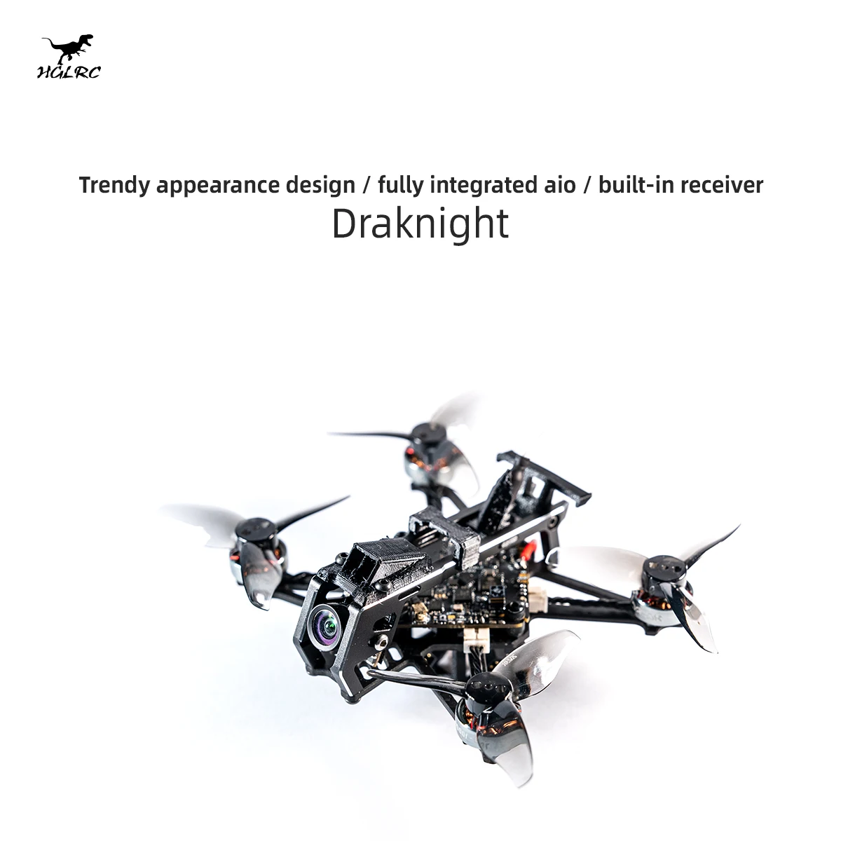 

HGLRC Draknight 2inch 2S FPV Toothpick Micro Drone SPECTER12 ES2-4S AIO 400mW Caddx Ant 1200TVL 1003 10000KV 2S